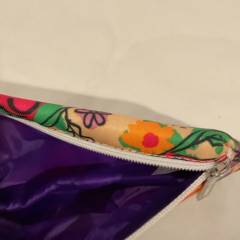 Clinique Floral Print Set of‎ 2 Cosmetic Pouches
